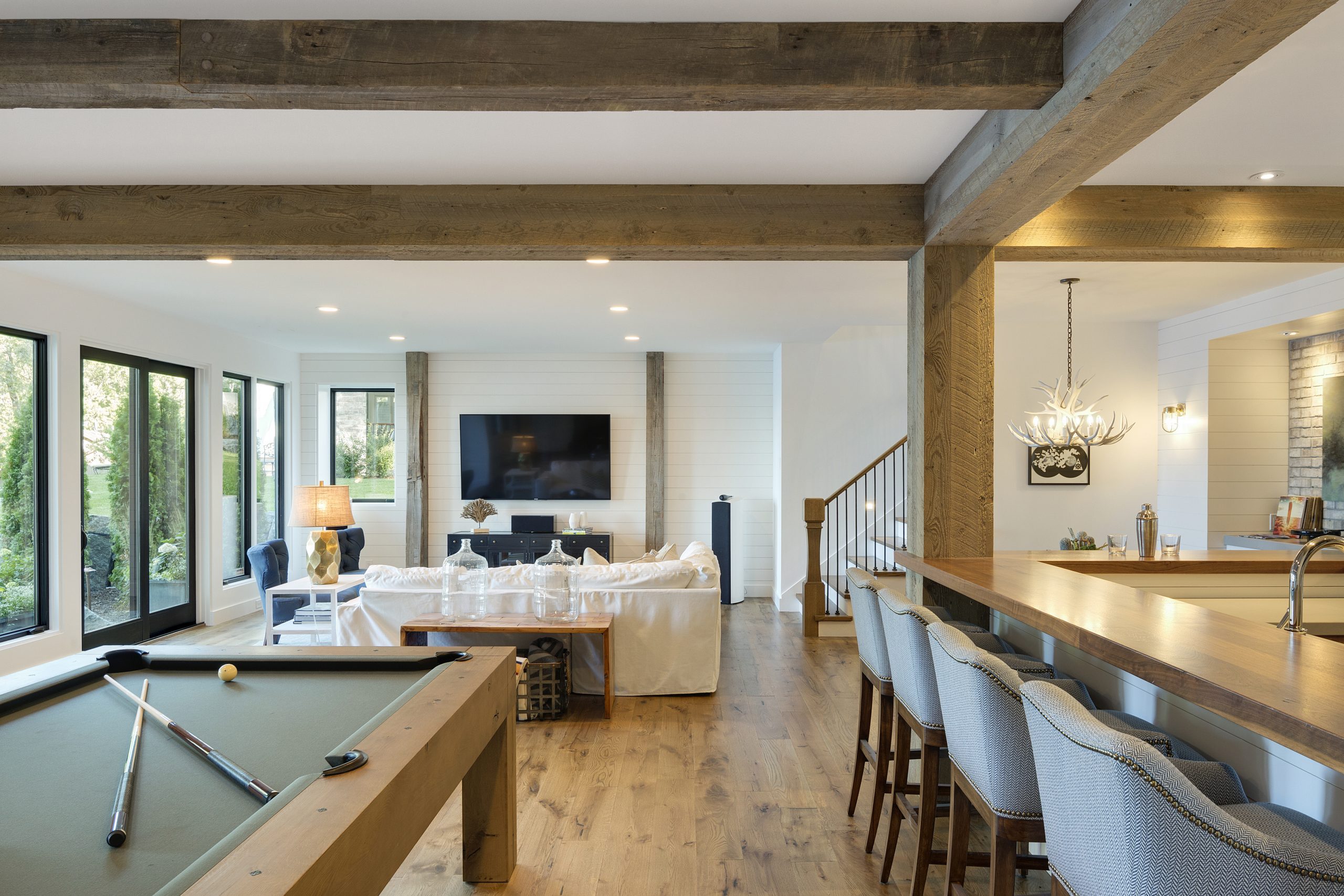 Open Concept Entertainment Hub